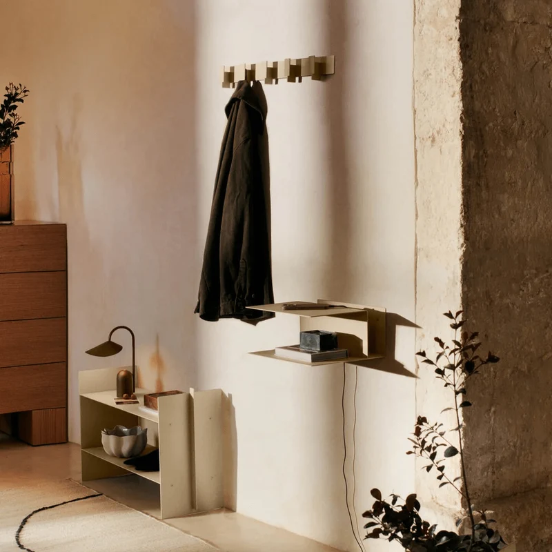 Wandgarderobe Lager Schwarz- ferm LIVING
