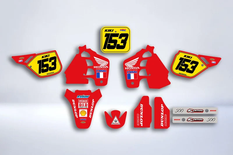 Kit déco HONDA CR 125-250 1988-1990 - GRITIX