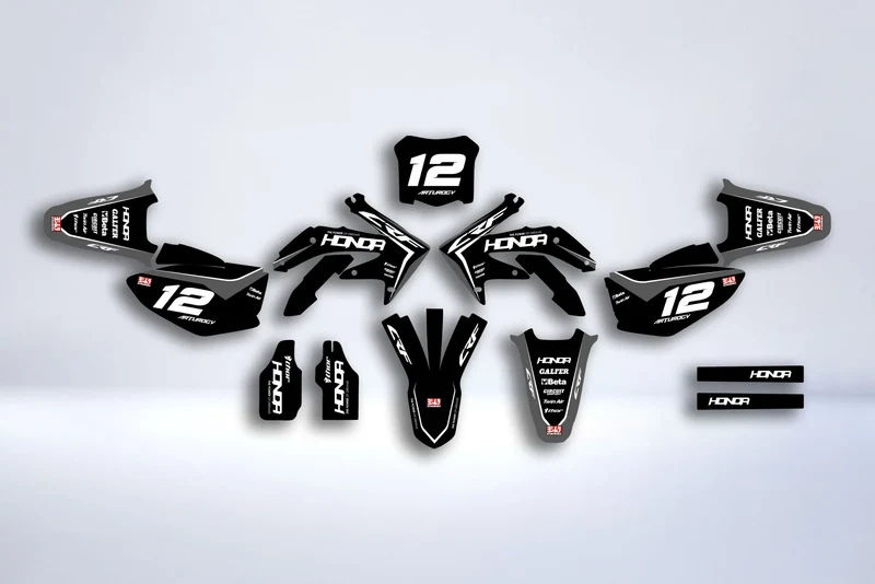 Kit déco HONDA CRF 450 R 2005-2008 - ZEUS v3