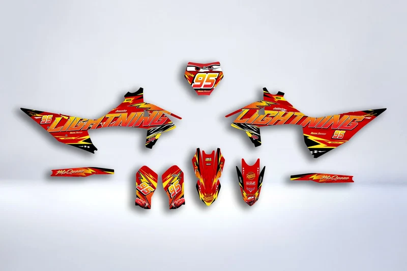 Kit Déco KTM EXC EXC-F SX SX-F 2019-2023 - LIGHTNING