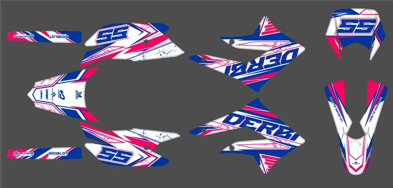 Kit Déco DERBI X-TREME / RACING 2011-2017 - VELTRIX