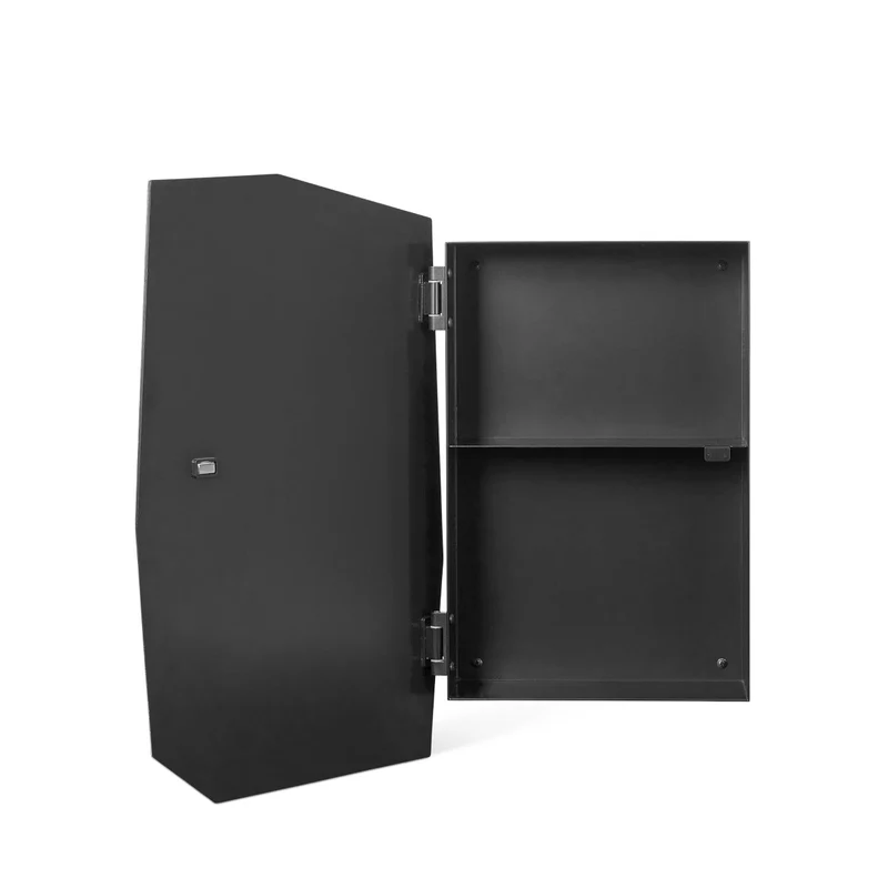 Spiegelschrank Shard Mirror small black - ferm LIVING
