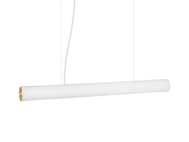 Vuelta Pendelleuchte Glas Messing 60 & 100 cm - ferm LIVING