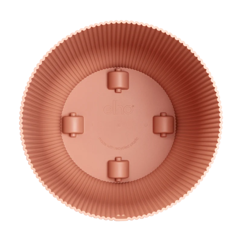 Topf elho Vibes Fold Round rose - mit Rollen - D35 x H33