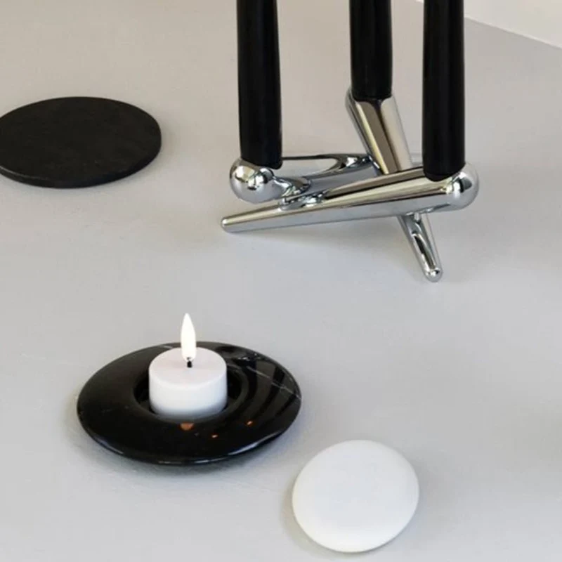 LED Teelicht aus ABS Kunststoff Ø3,9cm weiß - Uyuni