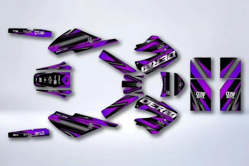 Kit Déco DERBI XTREME XRACE AVANT 2011 - PURPLE #1