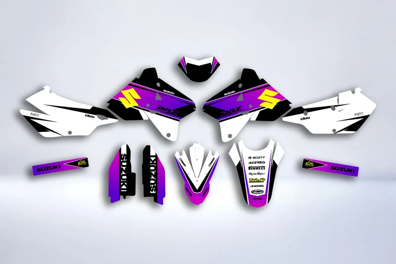 Kit déco SUZUKI DRZ 400 - PURPLE