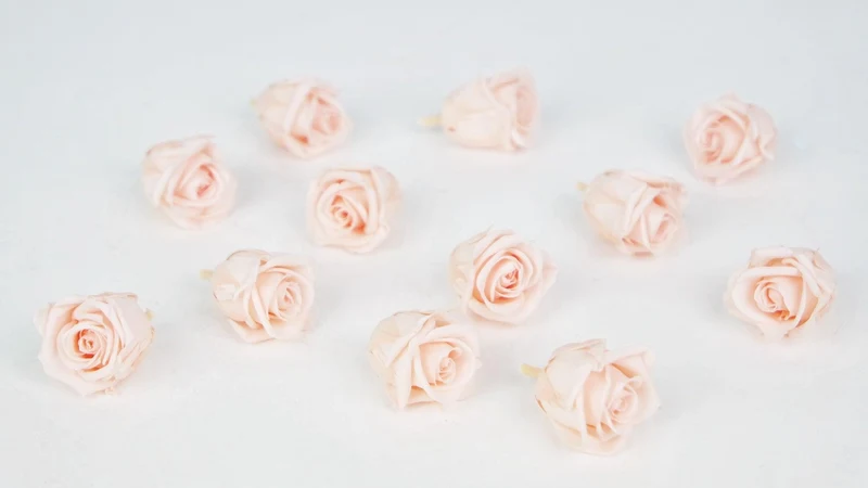 Stabilisierte Rosen Kiara 2 cm - 12 Stück - Porcelain pink