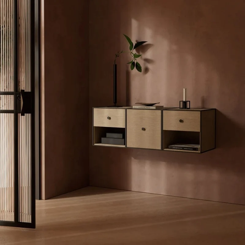 Frame 35 Sideboard mit Schublade Hellgrau - AUDO