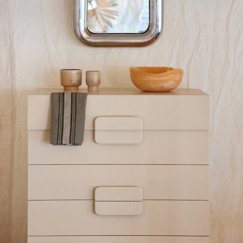 Schubladenschrank Spacious Drawer Cream (80x40,5x98 cm) - HKliving