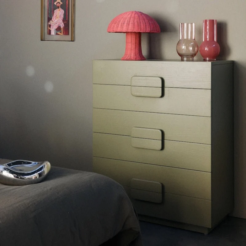Schubladenschrank Spacious Drawer army green (80x40,5x98 cm) - HKliving