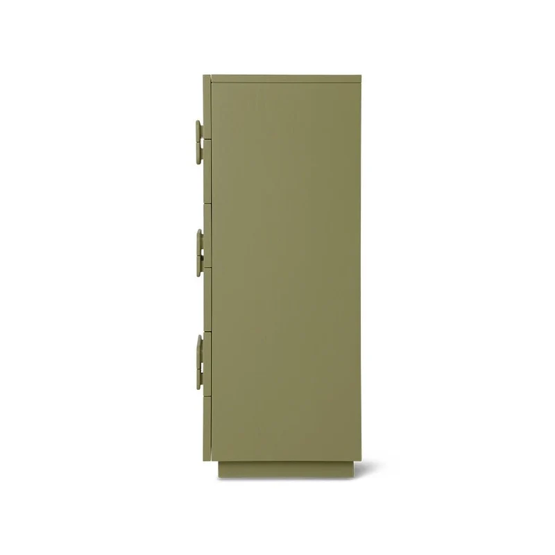 Schubladenschrank Spacious Drawer army green (80x40,5x98 cm) - HKliving