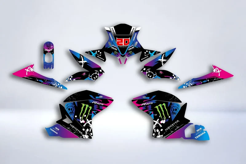 Kit Déco YAMAHA YZF R125 2008-2018 - GRADIENT