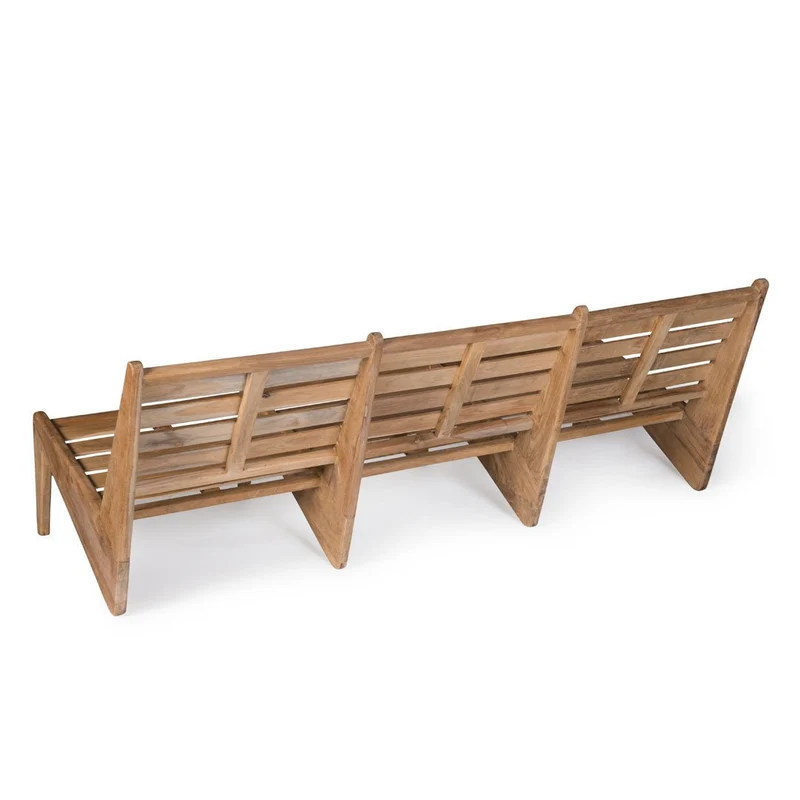 Outdoor Loungesofa Kangaroo 3-Sitzer Teakholz - Detjer