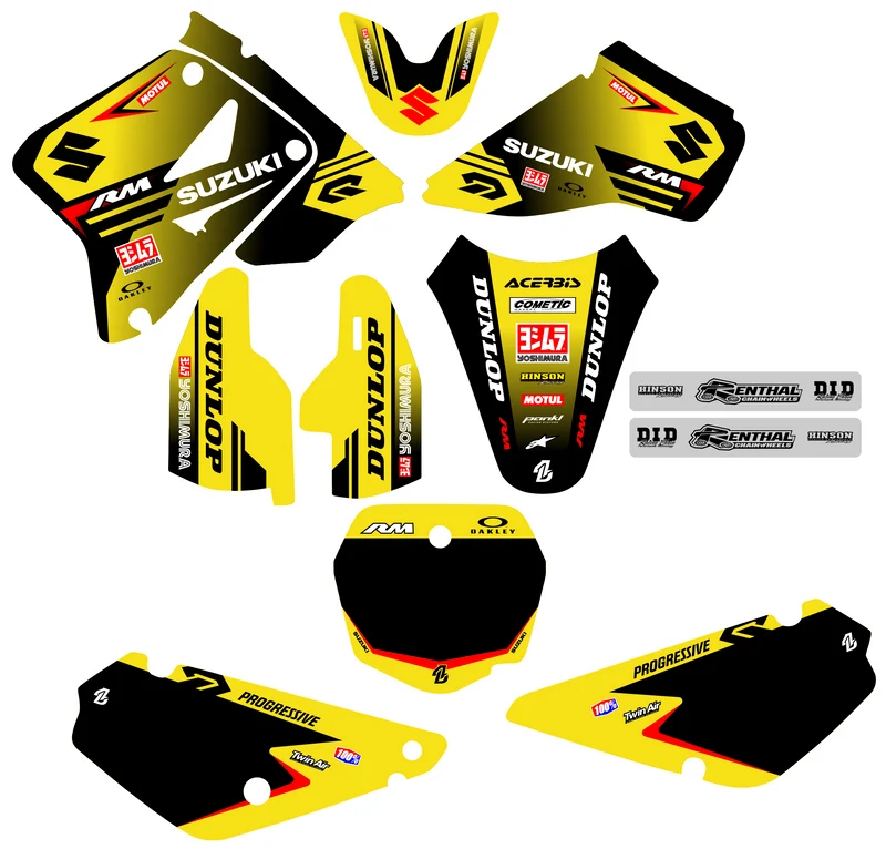 Kit déco SUZUKI RM 85 2001-2026 - ZYNTRIX