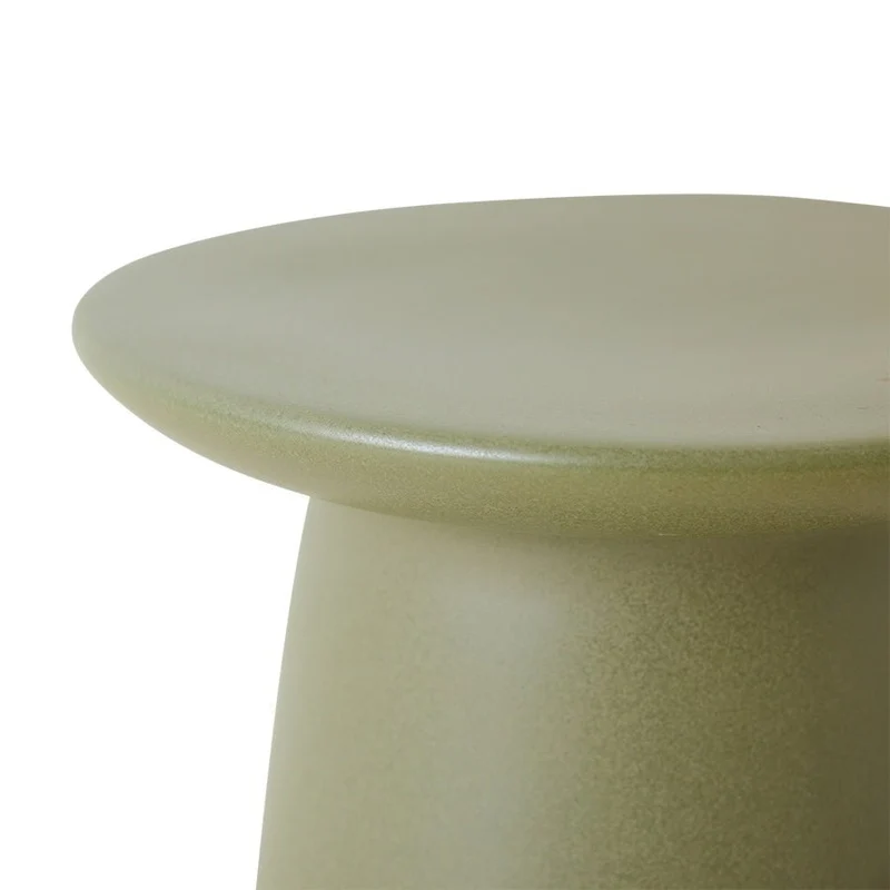 Beistelltisch Earthenware M Keramik Army (40x40x43 cm) - HKliving