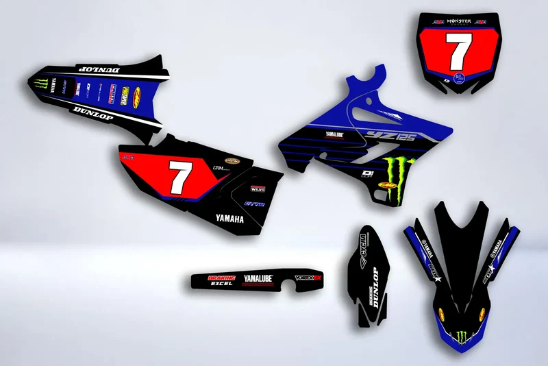 Kit Déco YAMAHA YZ 125-250 2015-2021 - FACTORY MONSTER