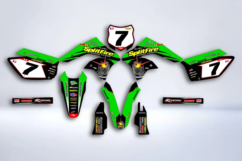 Kit déco KAWASAKI KXF 450 2006-2008 - GRYNDX