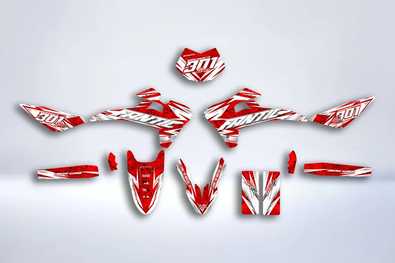Kit Déco Fantic 50/125 XM / XE 2017-2022 - BLOOD