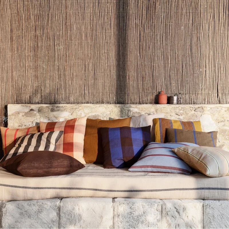 Kissen Grand Cushion Rose/Rust - ferm LIVING