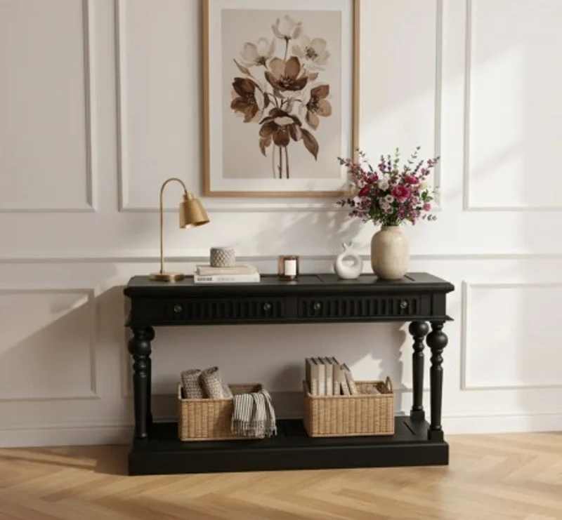 Casa Padrino Esstisch im Landhausstil, 140 x 50 x 80 cm