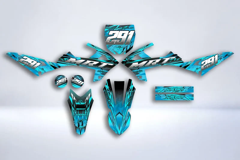 Kit Déco Rieju MRT 2022-2026 - GLASS BLUE