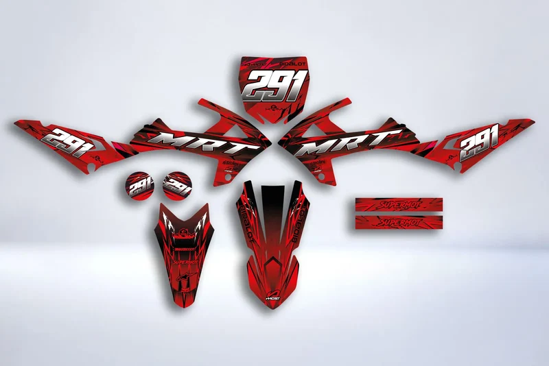 Kit Déco Rieju MRT 2022-2026 - GLASS RED