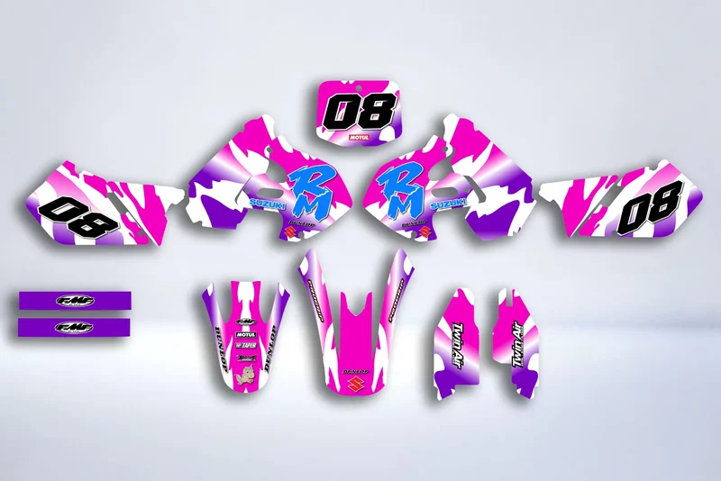 Kit Déco SUZUKI RM 125-250 1999-2000 - PINKY