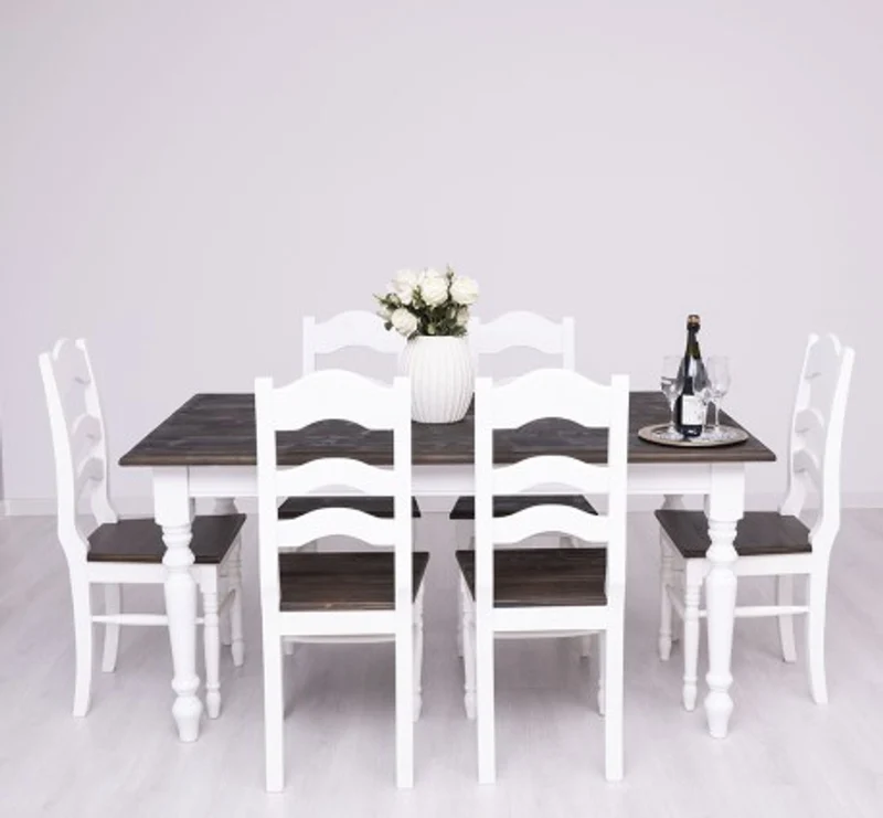 Casa Padrino Esstisch im Landhausstil, 160 x 90 x 78 cm