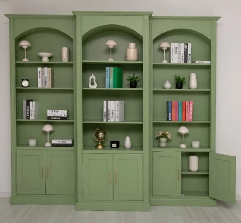 Casa Padrino Bücherregal im Landhausstil, 102 x 30 x 250 cm