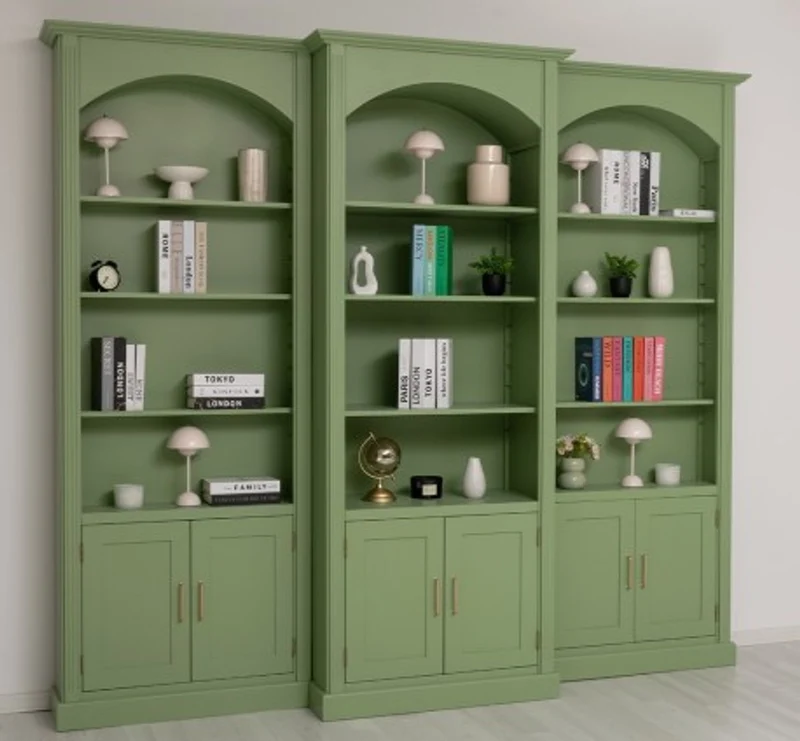 Casa Padrino Bücherregal im Landhausstil, 102 x 30 x 250 cm