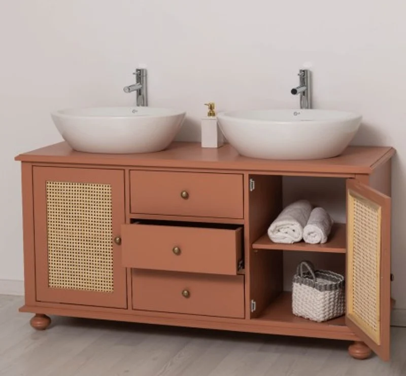 Casa Padrino Waschtisch im Landhausstil, 150 x 51 x 75 cm