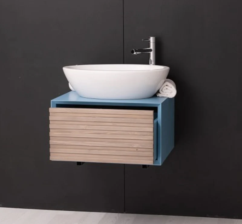 Casa Padrino Waschtisch im Landhausstil mit 1 Schublade, 60 x 50 x 33 cm