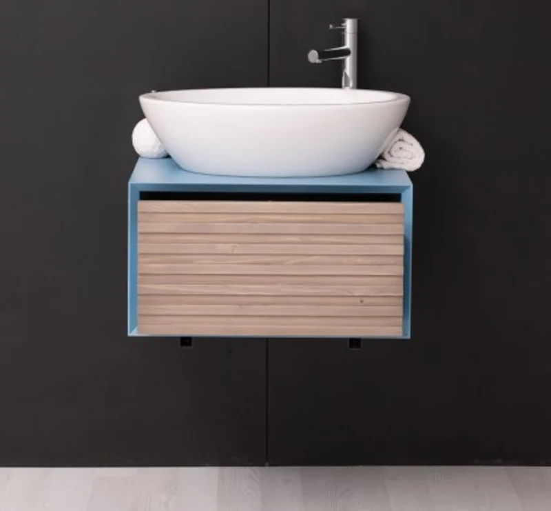 Casa Padrino Waschtisch im Landhausstil mit 1 Schublade, 60 x 50 x 33 cm