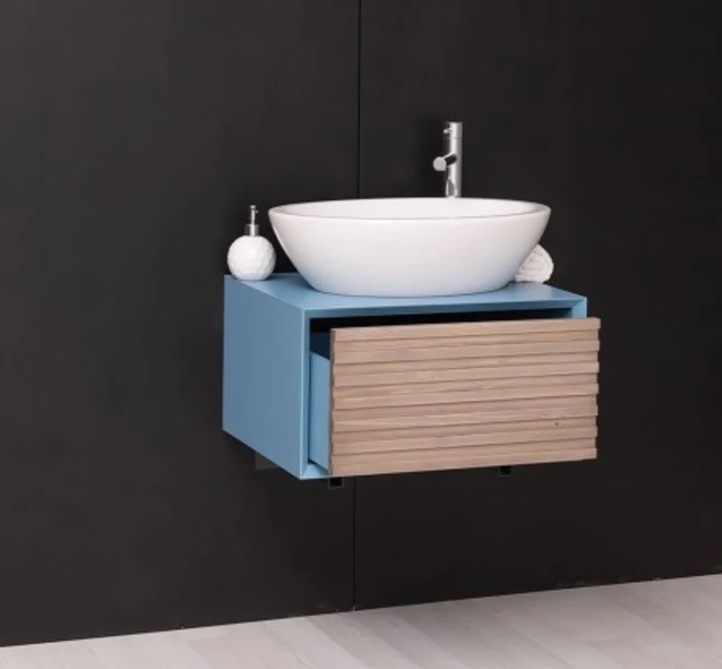 Casa Padrino Waschtisch im Landhausstil mit 1 Schublade, 60 x 50 x 33 cm