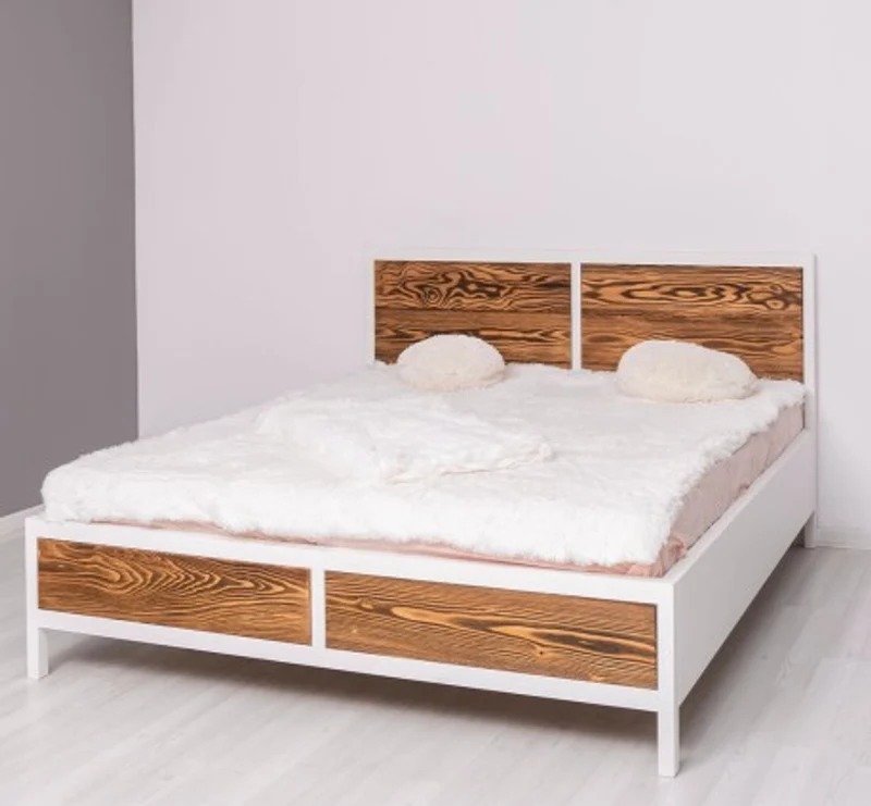 Casa Padrino Bett im Landhausstil, 180 x 200 x 110 cm