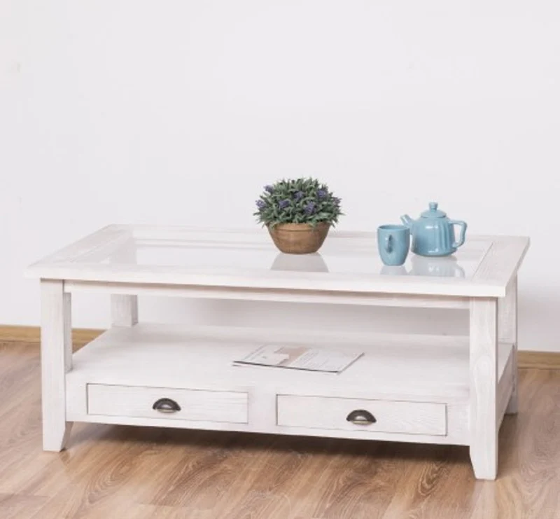 Casa Padrino Couchtisch im Landhausstil, 120 x 65 x 48 cm