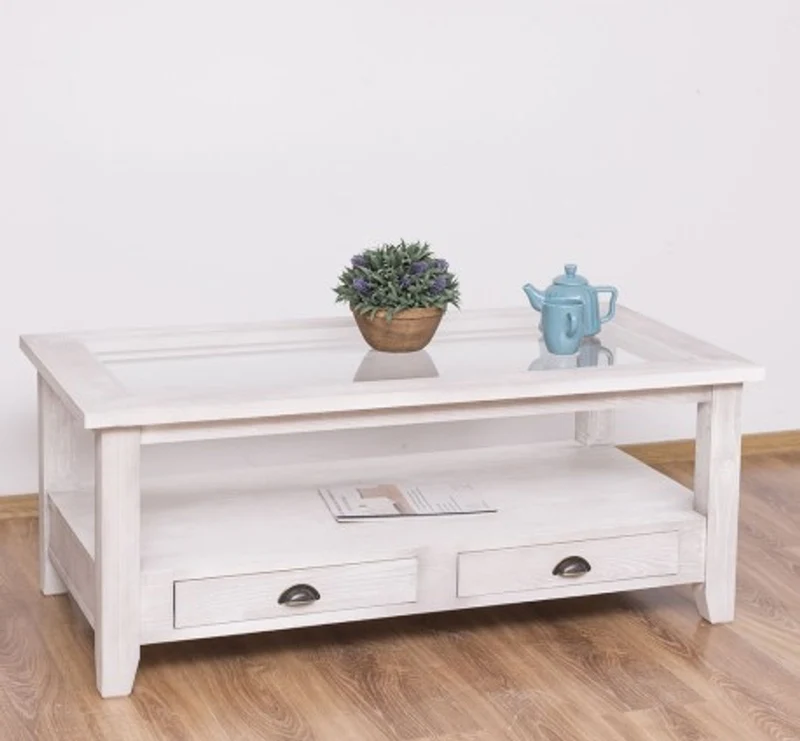 Casa Padrino Couchtisch im Landhausstil, 120 x 65 x 48 cm