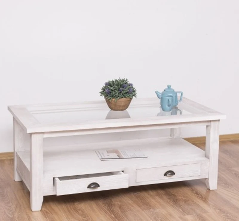 Casa Padrino Couchtisch im Landhausstil, 120 x 65 x 48 cm
