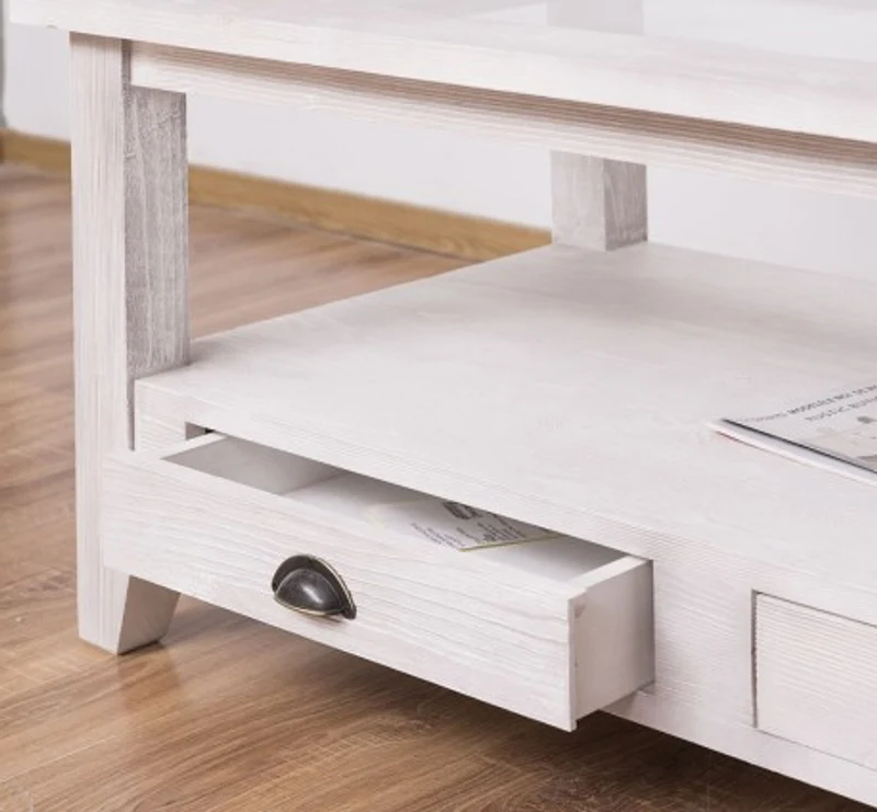 Casa Padrino Couchtisch im Landhausstil, 120 x 65 x 48 cm