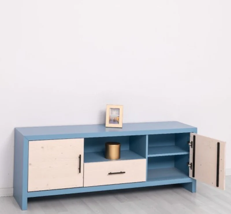 Casa Padrino TV Schrank im Landhausstil mit 2 Türen und 1 Schublade, 160 x 40 x 60 cm