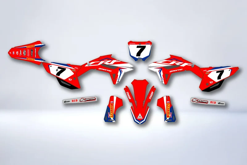 Kit déco Honda CRF 250 2022-2024 & CRF 450 2021-2024 - AXELON