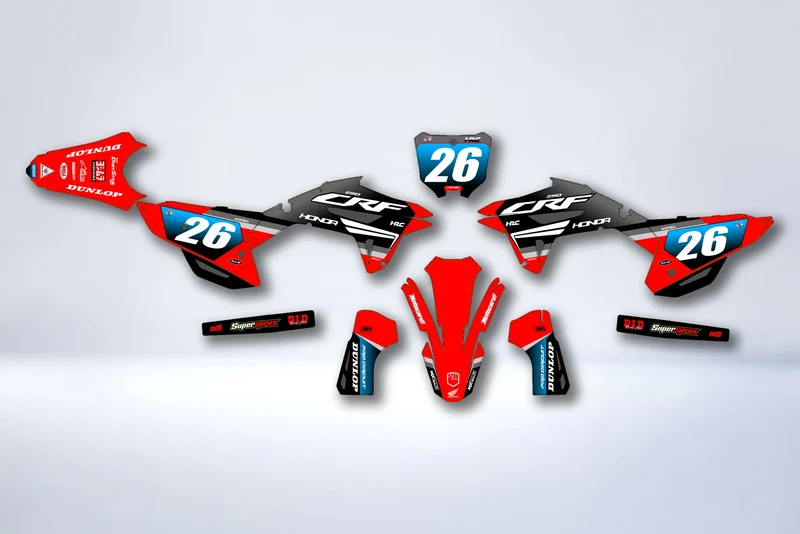 Kit déco Honda CRF 250 2022-2024 & CRF 450 2021-2024 - GRYNDIX