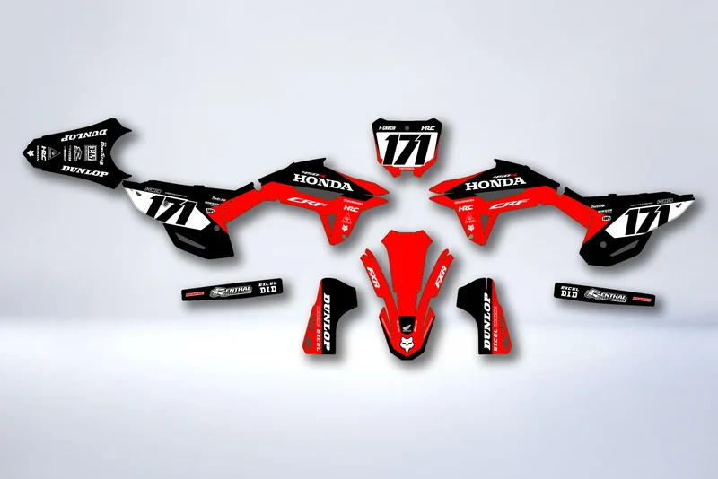 Kit déco Honda CRF 250 2022-2024 & CRF 450 2021-2024 - SKORCHX