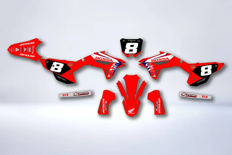 Kit déco Honda CRF 250 2022-2024 & CRF 450 2021-2024 - VORZEX