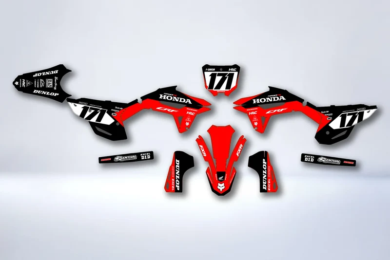 Kit déco Honda CRF 250 2022-2024 & CRF 450 2021-2024 - THRASHR