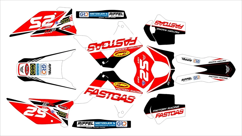 Kit Déco GAS GAS EC 2007-2009 - VORTIX