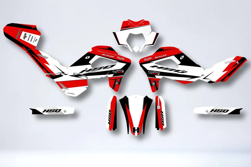 Kit Déco HUSQVARNA 610 SM / 630 SMR 2005-2010 - AZURYON RED