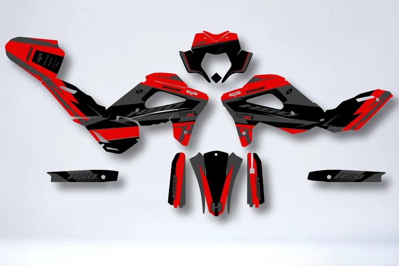Kit Déco HUSQVARNA 610 SM / 630 SMR 2005-2010 - AZURYON DARK