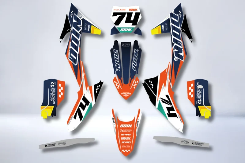 Kit Déco KTM EXC EXC-F SX SX-F 2023-2025 - Odin V2